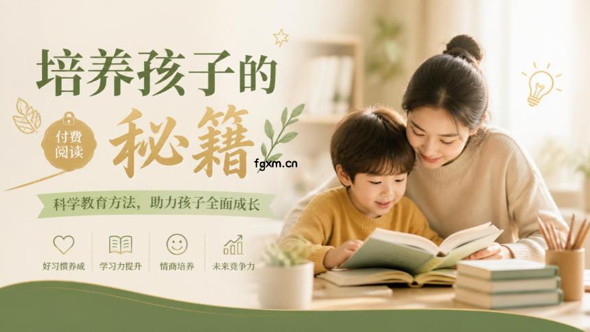某公众号付费文章：培养孩子的秘籍-轻创终点站