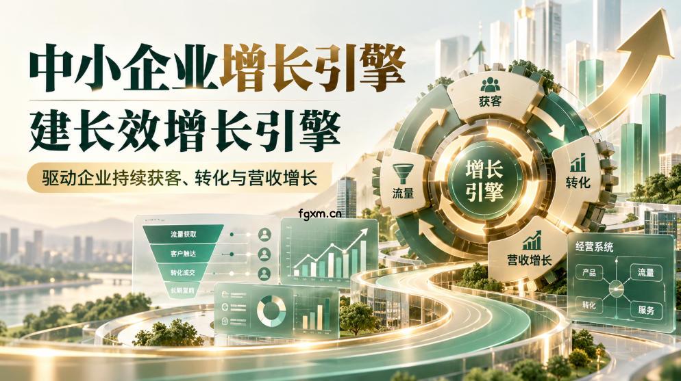 中小企业增长引擎，建长效增长引擎，驱动企业持续获客、转化与营收增长