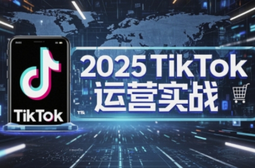 2025TikTok电商运营，掌握TikTok店铺运营核心技巧，实现低成本高转化-轻创终点站